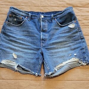Levi's 501 Classic Blue Jean Shorts